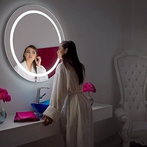 Luxart Ceramic - 24x24 Multi color Led mirror for your Living Area and Bathroom